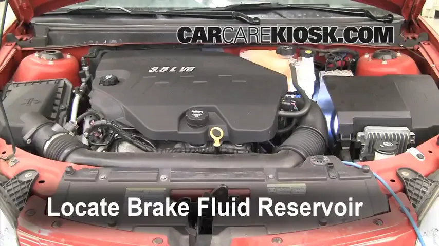2007 Pontiac G6 3.5L V6 Liquide de frein Ajouter du liquide